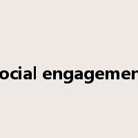 social engagement是什么意思
