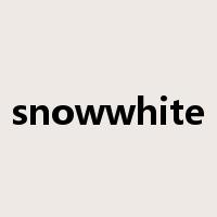snowwhite是什么意思
