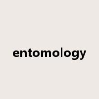 entomology是什么意思