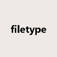 filetype是什么意思