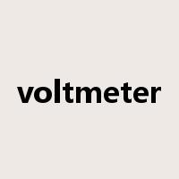 voltmeter是什么意思