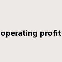 operating profit是什么意思