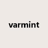varmint是什么意思