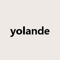 yolande是什么意思