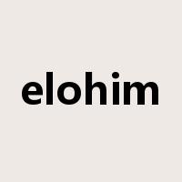 elohim是什么意思