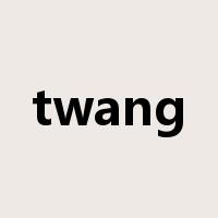 twang是什么意思