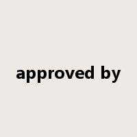 approved by是什么意思
