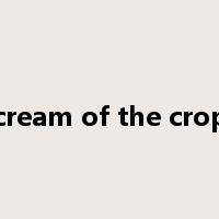 cream of the crop是什么意思