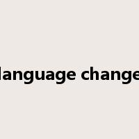 language change是什么意思