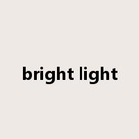 bright light是什么意思