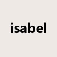 isabel是什么意思