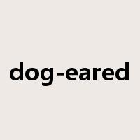 dog-eared是什么意思