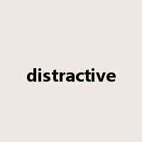 distractive是什么意思