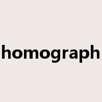 homograph是什么意思