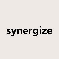 synergize是什么意思