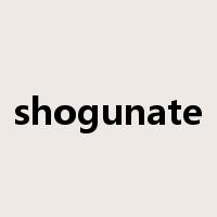shogunate是什么意思