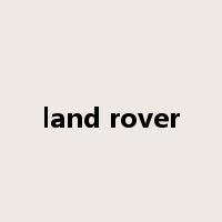 land rover是什么意思