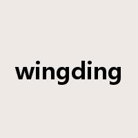 wingding是什么意思