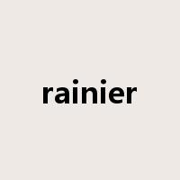 rainier是什么意思