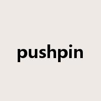 pushpin是什么意思