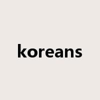 koreans是什么意思