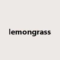 lemongrass是什么意思