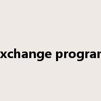 exchange program是什么意思