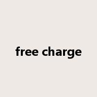 free charge是什么意思