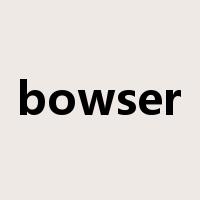 bowser是什么意思