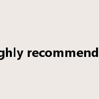 highly recommended是什么意思