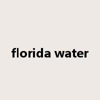florida water是什么意思