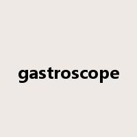 gastroscope是什么意思