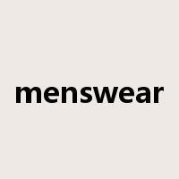 menswear是什么意思