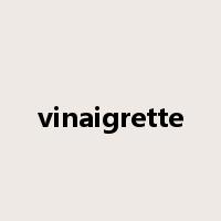 vinaigrette是什么意思