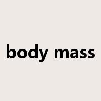 body mass是什么意思