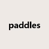 paddles是什么意思