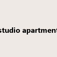 studio apartment是什么意思