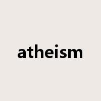 atheism是什么意思