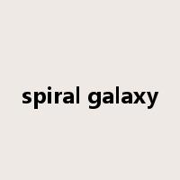 spiral galaxy是什么意思