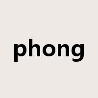 phong是什么意思