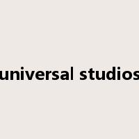universal studios是什么意思