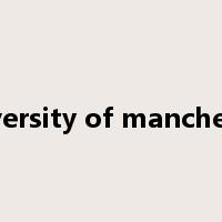 university of manchester是什么意思