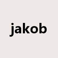 jakob是什么意思