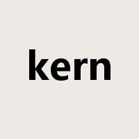 kern是什么意思