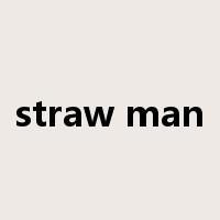 straw man是什么意思