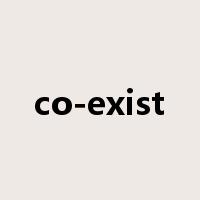 co-exist是什么意思