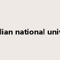 australian national university是什么意思