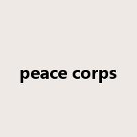 peace corps是什么意思