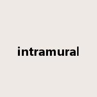 intramural是什么意思