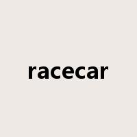 racecar是什么意思